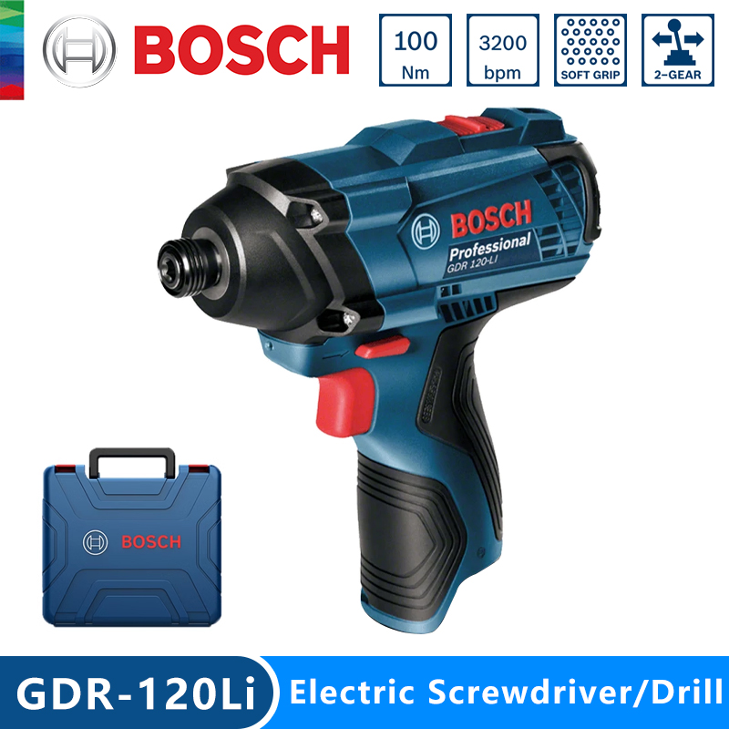Cordless Drill Driver - Bosch Original GDR 120-LI Rechargeable Cordless