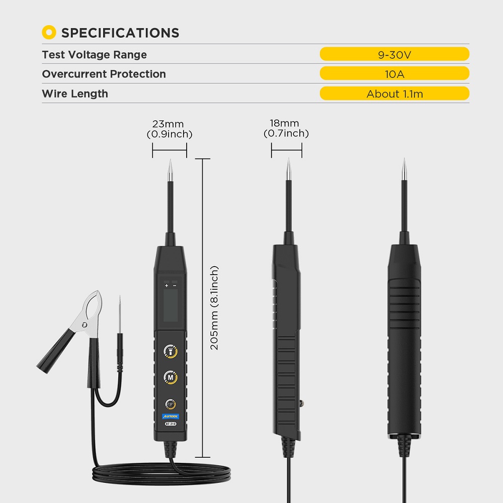 Power Tools Voltage - AUTOOL New BT210 Car Circuit Tester