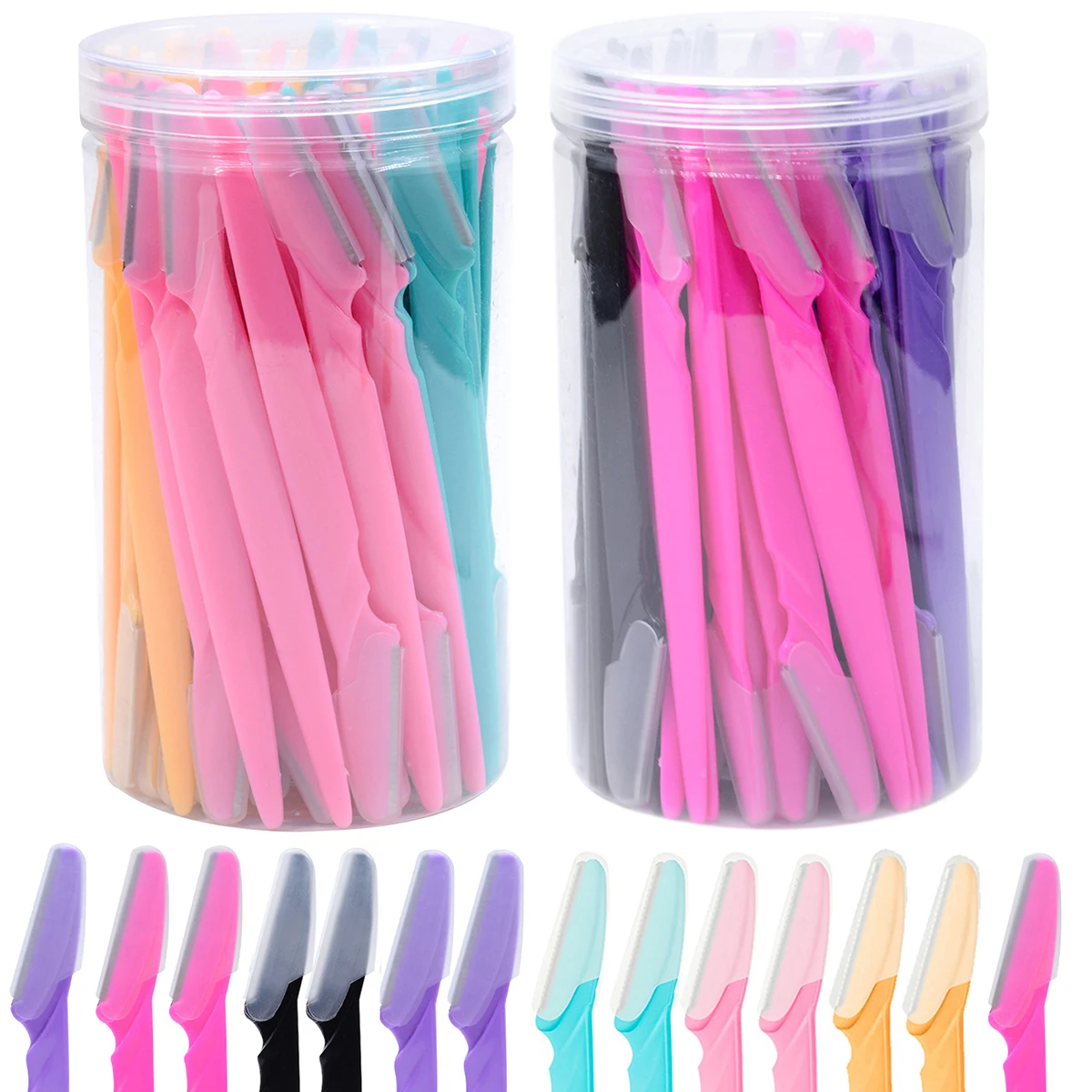 Power Tools Book - 30Pcs/Bottle Eyebrow Razors With Container Facial