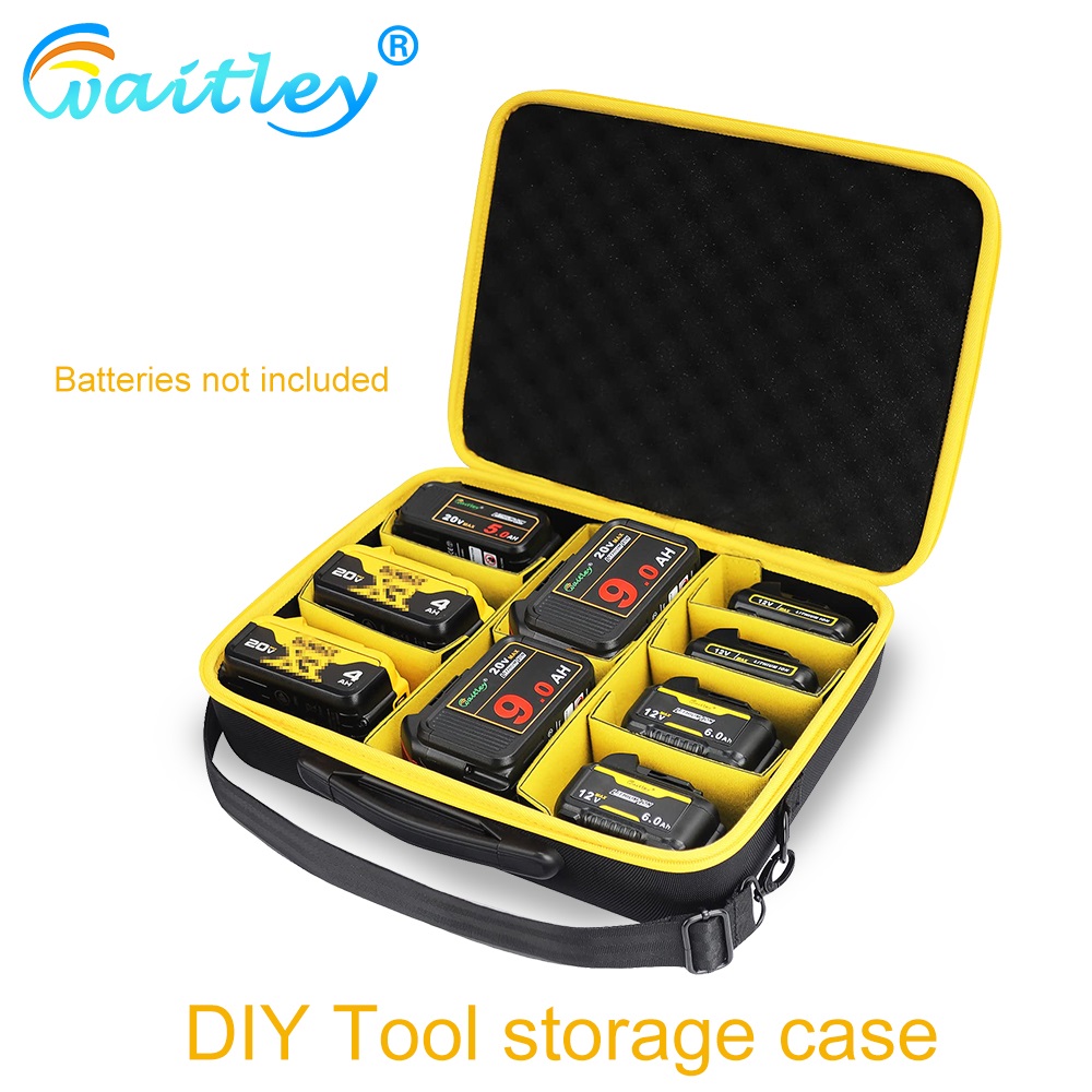 Power Tools Book - Waitley Portable Power Tool Battery Storage