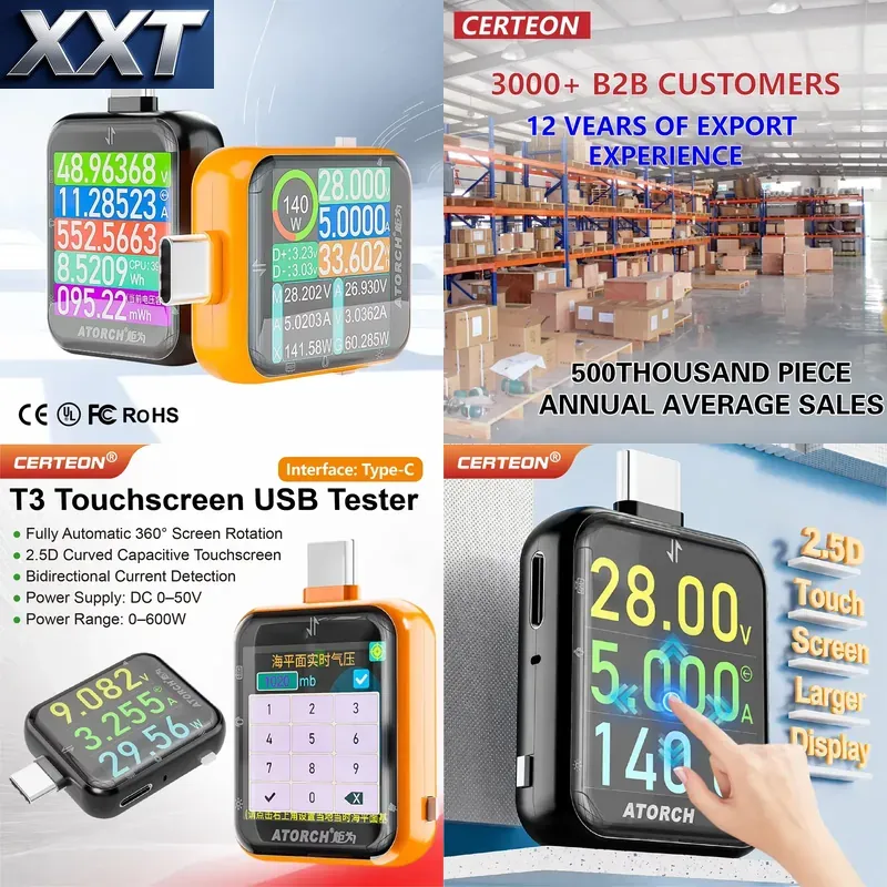 Power Tools Voltage - XXT T3 USB C Power Meter