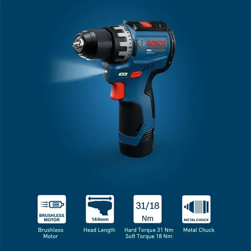 BOSCH GSR12V-31 Cordless Elect - Cordless Drill Driver recension och pris