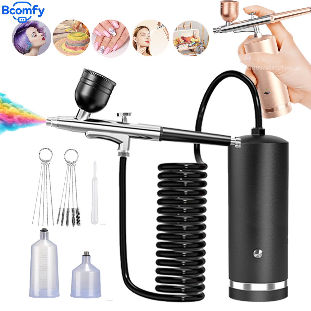 Airbrush with Compressor Recha - Air Compressor Mini recension och pris