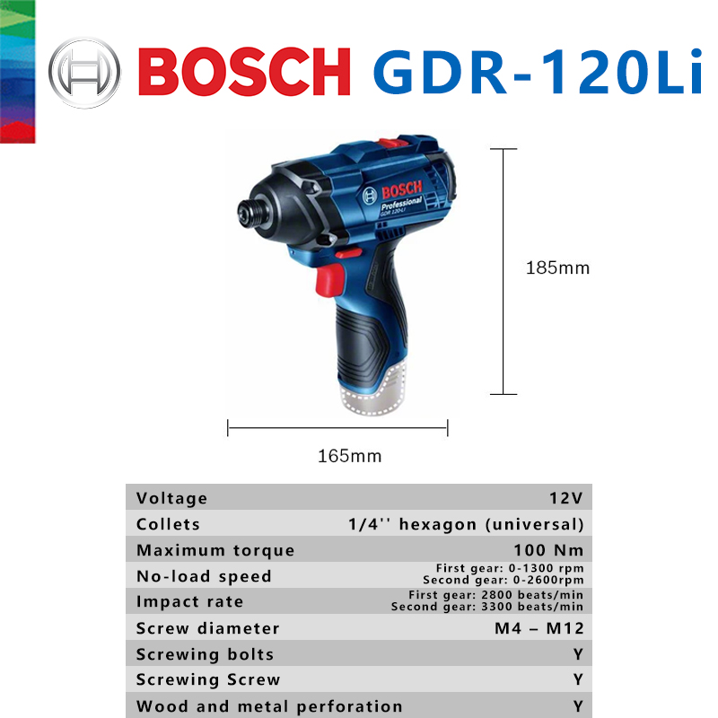 Bosch Original GDR 120-LI Rech - Cordless Drill Driver recension och pris