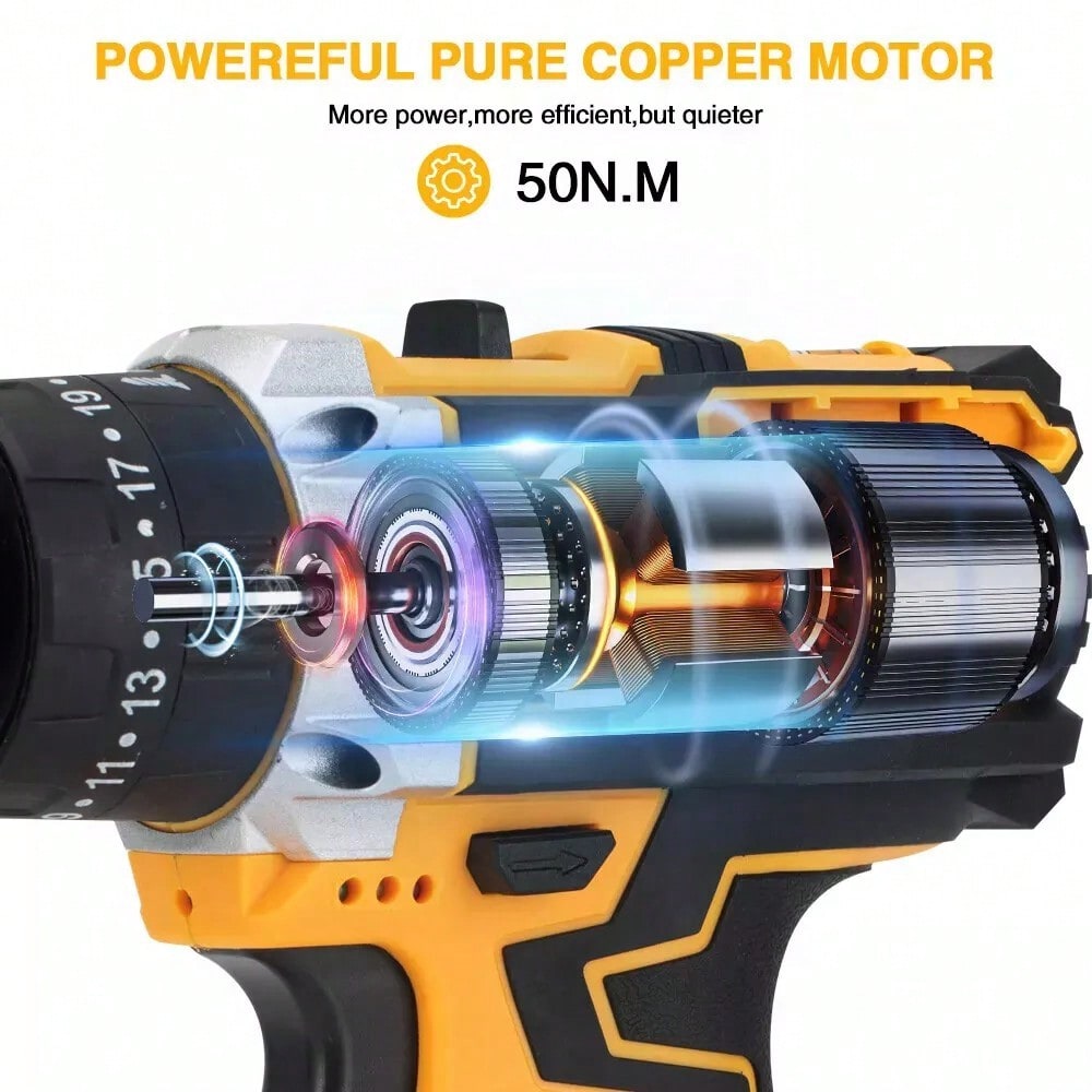 Cordless Brushless Impact Driv - Power Tools For Construction Work recension och pris