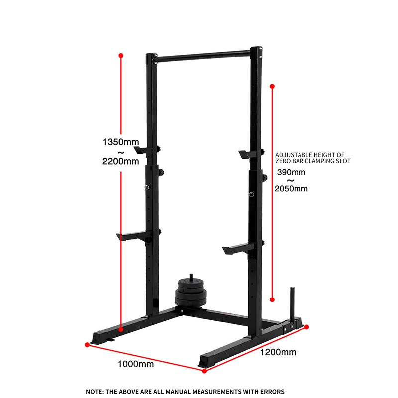 Adjustable Squat Rack Gym Squa - Power Tools Training recension och pris