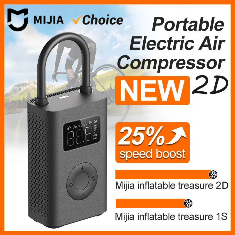 Original MIJIA Air Pump 2D 25% - Air Compressor Mini recension och pris