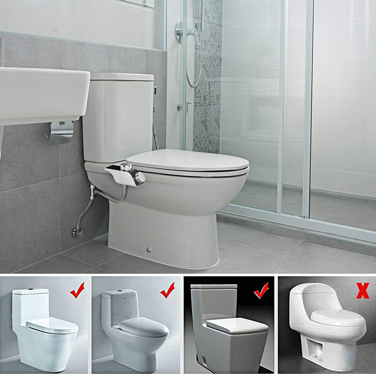 Manual Bidet Sprayer Set Hot C - Power Tools You Need recension och pris