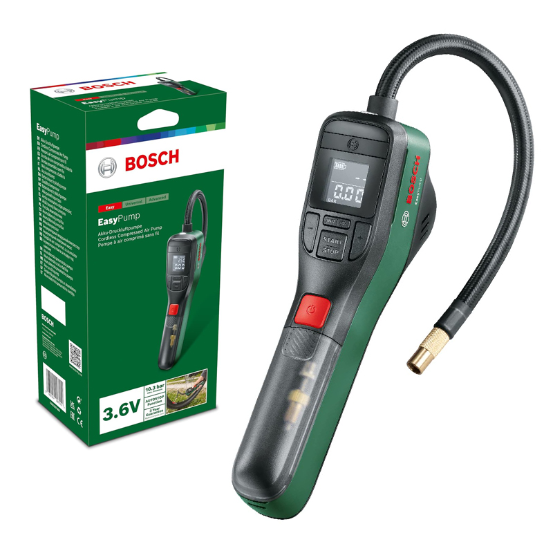 BOSCH Easy Pump Cordless Compr - Air Compressor Mini recension och pris