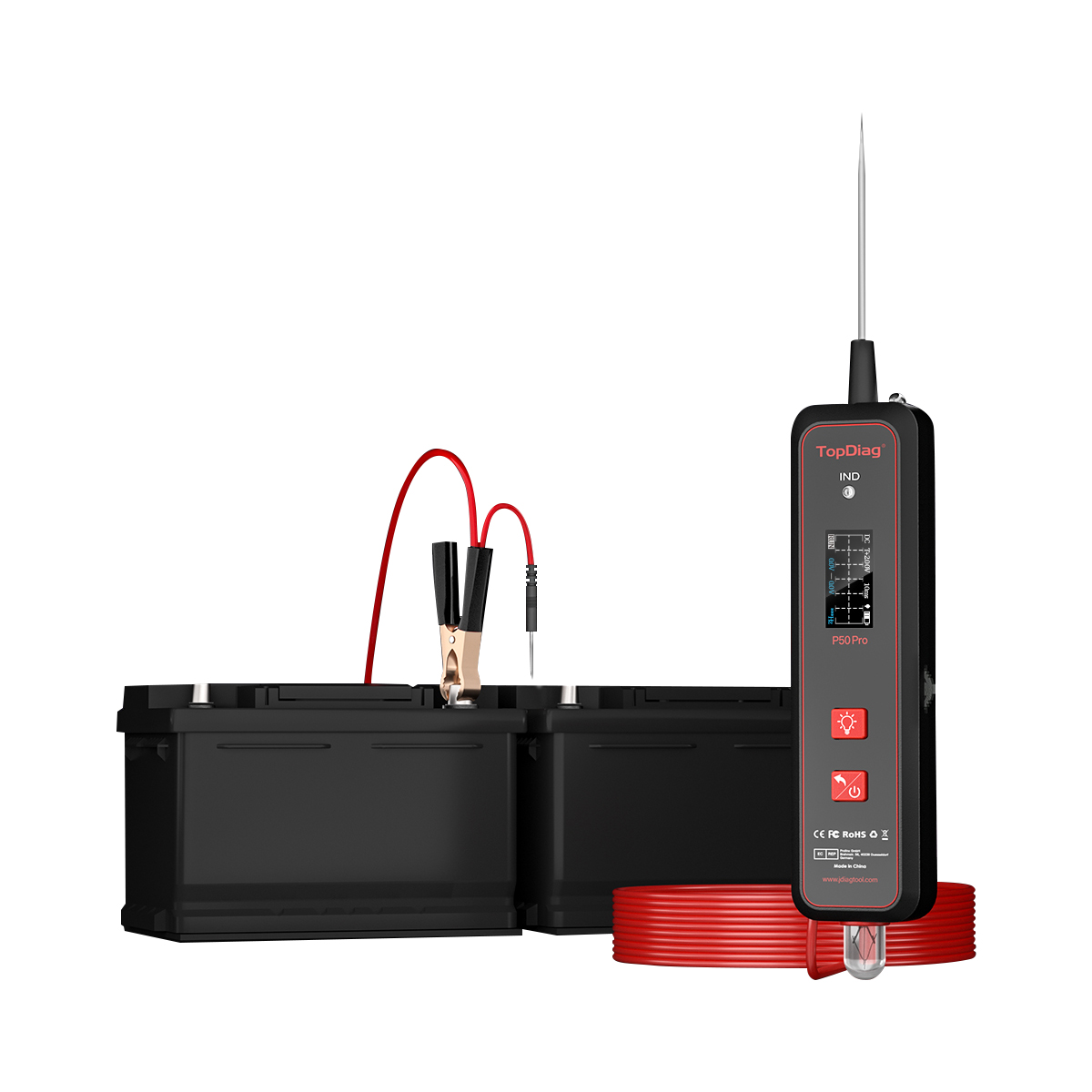 P50 PRO Car Circuit Tester Pow - Power Tools Voltage recension och pris