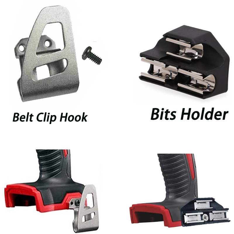 Bits Holder and Belt Clip Hook - Cordless Drill Driver recension och pris