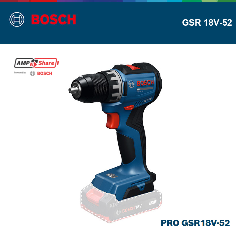 BOSCH GSR 18V-52 PRO Cordless  - Cordless Drill Driver recension och pris