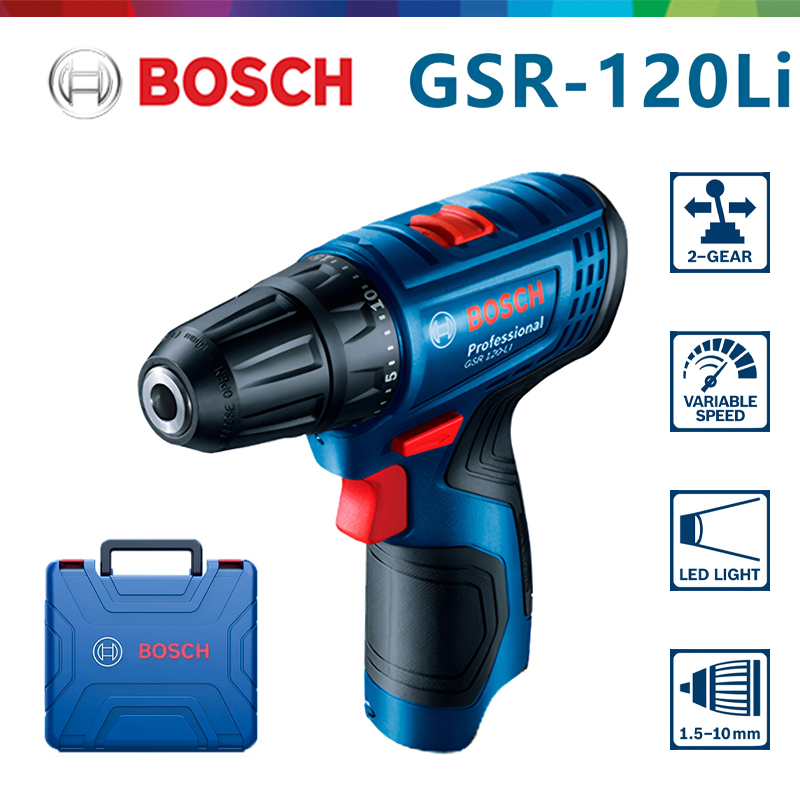 Bosch GSR 120-LI 12V Lithium E - Cordless Drill Driver recension och pris