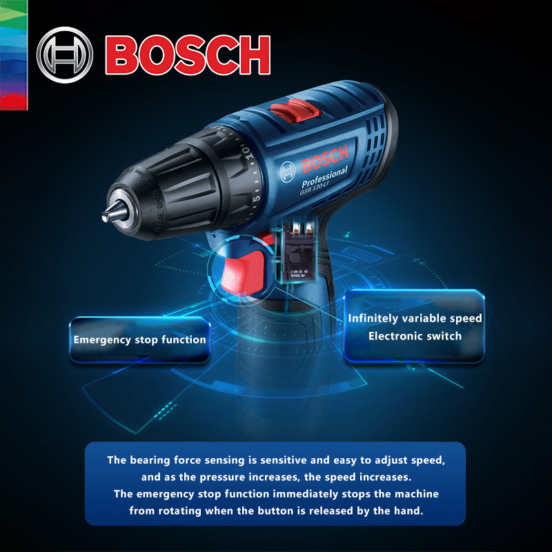 Bosch GSR 120-LI 12V Lithium E - Cordless Drill Driver recension och pris