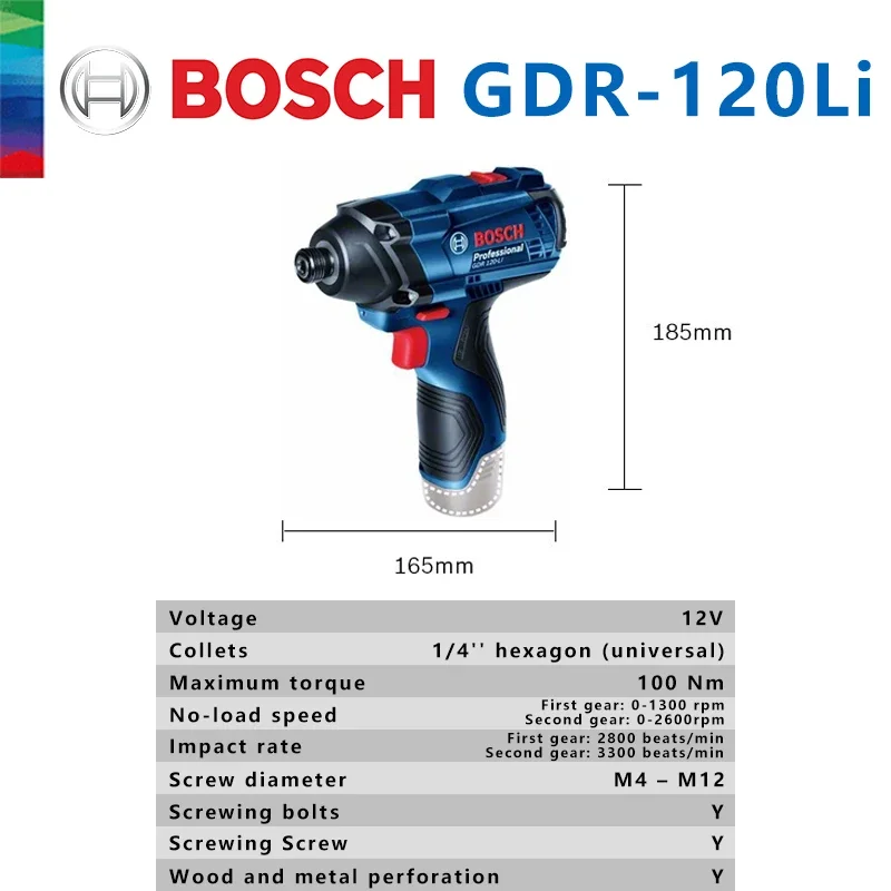 Bosch Original GDR 120-LI Rech - Cordless Drill Driver recension och pris