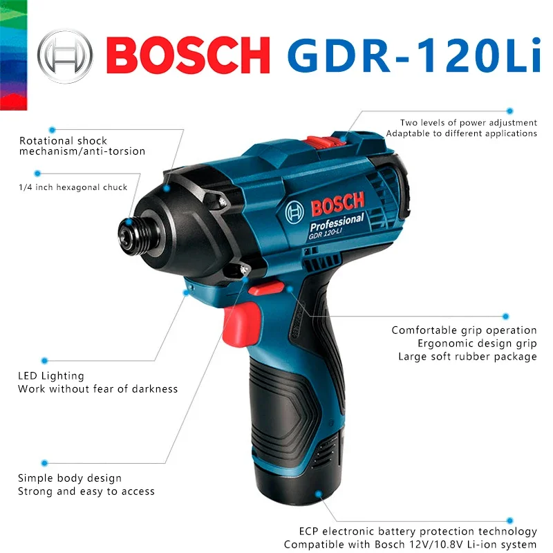 Bosch Original GDR 120-LI Rech - Cordless Drill Driver recension och pris