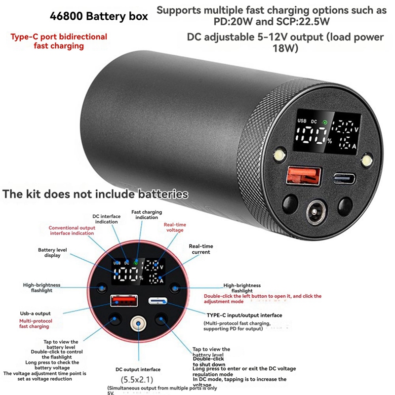 Upgrades 46800 Battery Case Ba - Power Tools You Need recension och pris
