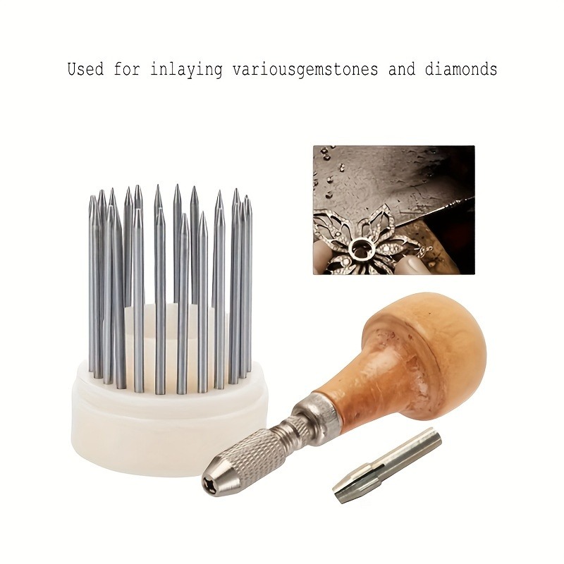 1Set Diamond Gem Setting Tool  - Power Tools You Need recension och pris