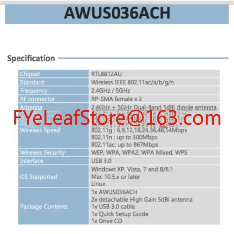 ALFA AWUS036ACH RTL8812AU Mac  - Power Tools For Linux recension och pris